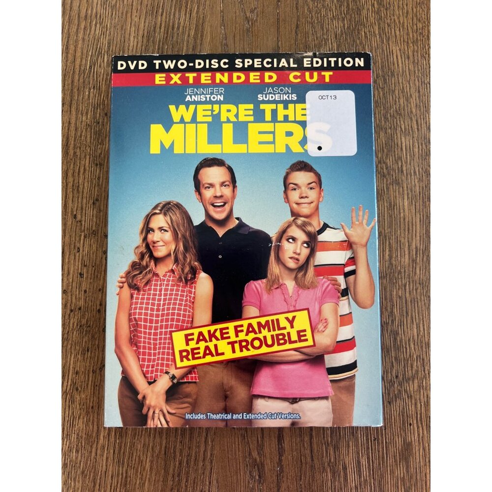 Were The Millers DVD 2013 Extended Cut Comedy Movie Jennifer Aniston Pre-Owned